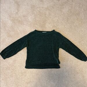 Old Navy Forest Green Ribbed Sweater